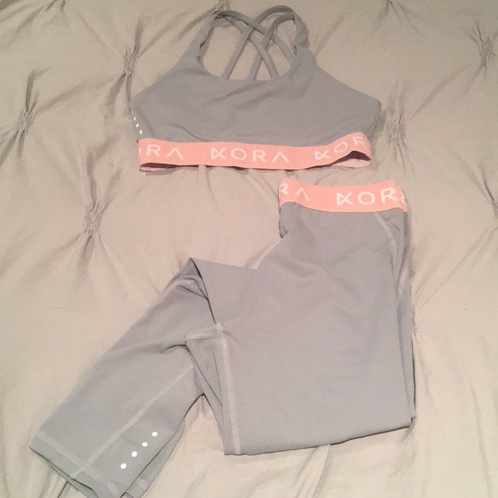 KORA Activewear Leggings and Sports Bra